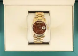 WOOD DIAL 18KT