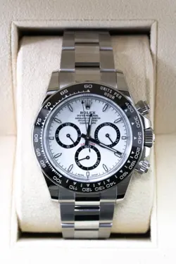 ROLEX DAYTONA 126500LN WHITE PANDA UNWORN 2025 OYSTER STEEL 40 MM