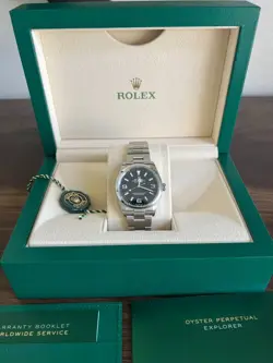 ROLEX EXPLORER 124270 OYSTER BRACELET 36MM CALIBER 3230