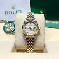 ROLEX 79173 LADY-DATEJUST 26MM TWO-TONE PYRAMID DIAL JUBILEE 2003