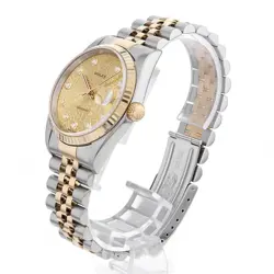 ROLEX DATEJUST 10P DIAMOND 16233G CARVING COMPUTER K 920580