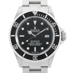 ROLEX SEA-DWELLER 16600 BLACK Z NUMBER SECOND HAND MENS