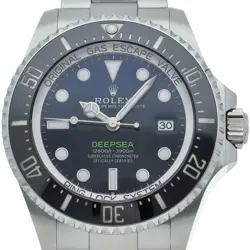 ROLEX SEA-DWELLER DEEP SEA WATCH D BLUE 136660 STAINLESS STEEL MENSWATCH BLU...