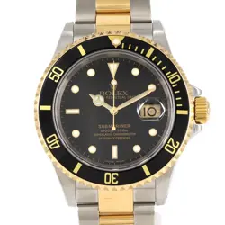 AUTHENTIC ROLEX SUBMARINER DATE 16613 SSXYG AUTOMATIC #P  #260-006-383-5458