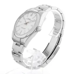 ROLEX OYSTER PERPETUAL 39 114300 WHITE BAR RANDOM NUMBER SECOND HAND MENS