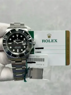 ROLEX SEA-DWELLER DEEPSEA 126660 WITH CARD BLACK DIAL 43MM OYSTER BRACELET