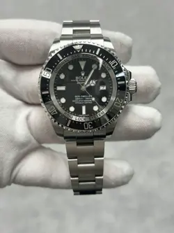 Rolex Sea-Dweller Deepsea 116660 with Card 44mm Black Dial Steel Oyster Bracelet
