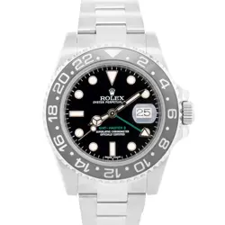 Rolex GMT-Master II BLACK Stainless Steel 40mm RANDOM SERIAL Watch 116710 LN