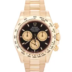 MINT 2024 PAPERS ROLEX DAYTONA 40MM BLACK NEWMAN 18K YELLOW GOLD 126508 BOX