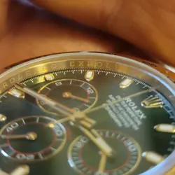 Rolex Gold Cosmograph Daytona  "John Mayer" Gold Watch - Green Dial