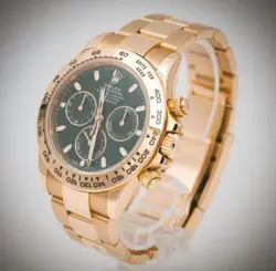 Rolex Gold Cosmograph Daytona  "John Mayer" Gold Watch - Green Dial