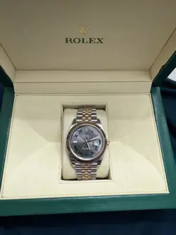 ROLEX DATEJUST 126331-0016 41MM TWO-TONE WIMBLEDON JUBILEE WATCH 2021 ROSE GOLD