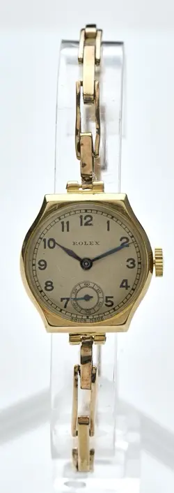 ROLEX PRECISION ‘1937’ RARE 9K GOLD BRACELET VINTAGE LADIES WATCH , SERVICED