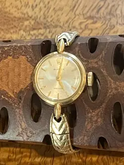 Antique Precision Rolex Gold Wrist Watch Genuine