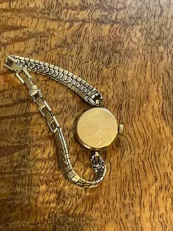 Antique Precision Rolex Gold Wrist Watch Genuine