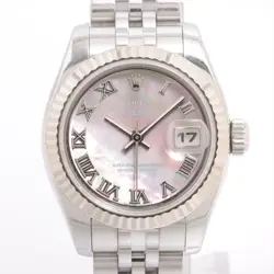 ROLEX DATEJUST 179174NR SS×WG SS AT SHELL-FACE 3 EXTRA LINKS
