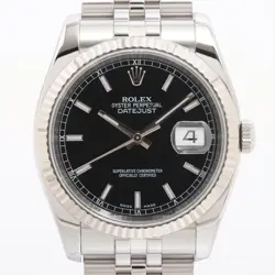 ROLEX DATEJUST 116234 SS×WG SS×WG AT BLACK DIAL