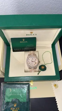 ROLEX DATEJUST FULL MOISSANITE