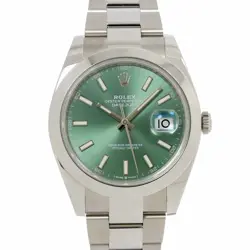 ROLEX DATEJUST 41 AUTOMATIC 126300 SERIAL RANDOM MINT GREEN DIAL 90277161