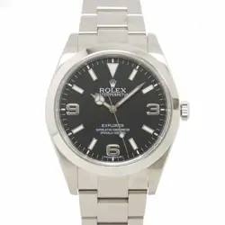 ROLEX EXPLORER I 214270 SERIAL G AUTOMATIC BLACK DIAL MENS 90270575