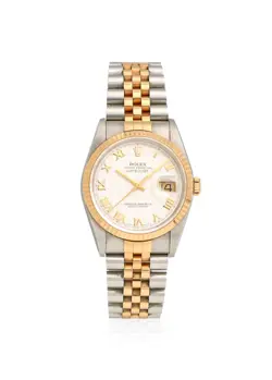 ROLEX DATEJUST 116233 GOLD AND SILVER JUBILEE BRACELET W/ GOLD BEZEL