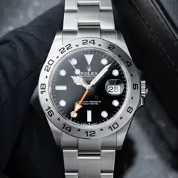 ROLEX EXPLORER II 1/2024 BLACK DIAL OYSTER GMT 42MM STEEL AUTOMATIC 226570 WATCH