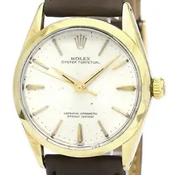 PLATED LEATHER WATCH