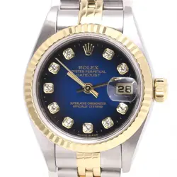 ROLEX DATEJUST DIAMOND 79173G [OVERHAULED/POLISHED] WOMEN'S WATCH /39928
