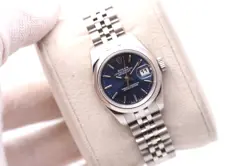 ROLEX DATEJUST 26MM BLUE DIAL 179160 STAINLESS STEEL JUBILEE WOMEN’S WATCH