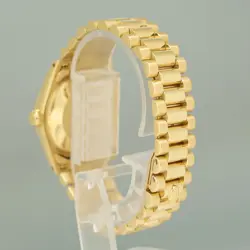 PEARL DIAMOND Rolex 68278 Yellow Gold 31mm Midsize Lady President Watch