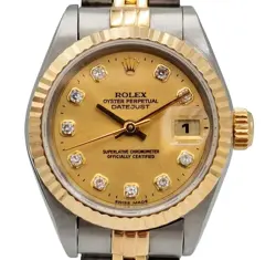 ROLEX DATEJUST DIAMOND COMBINATION WATCH 69173 7608584553 135701748