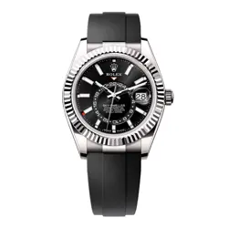 ROLEX SKY-DWELLER 336239 BLACK DIAL MENS WATCH BOX PAPERS