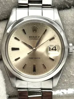 ROLEX OYSTER DATE PRECISION 34MM STAINLESS STEEL BRACELET 6694 - 1964