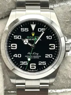 ROLEX AIRKING 40MM STAINLESS STEEL 126900 BOX & PAPERS 2025
