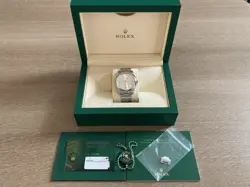 2024 ROLEX 124300 OYSTER PERPETUAL 41 SILVER DIAL - MINT - COMPLETE SET
