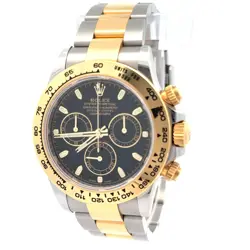 ROLEX 2023 DAYTONA 116503 TWO TONE BLACK DIAL 40MM WATCH W/ BOX & CARD