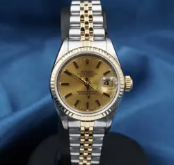 Rolex Datejust 69173 SS 18k 1991 Ladies 26mm Jubilee Bracelet Warranty W937