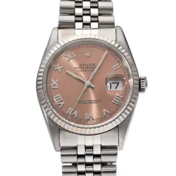 ROLEX DATEJUST 16234 W NUMBER (MANUFACTURED AROUND 1995) PINK ROME MENS WATC...