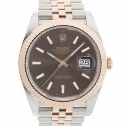 ROLEX DATEJUST 41 126331 CHOCOLATE WARRANTY 2021