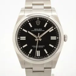 ROLEX OYSTER PERPETUAL 124300 SS SS AT BLACK DIAL