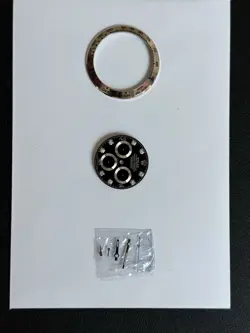 ROLEX DAYTONA 116509 WHITE GOLD BEZEL BLACK DIAMOND DIAL AND FULL HANDS NEW