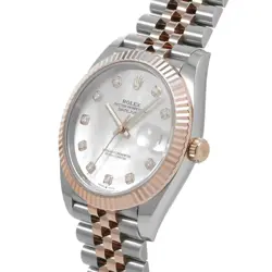 WHITE SHELL/DIAMOND DIAL