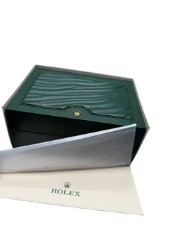 ROLEX EMPTY OUTER SLEEVE AND WATCH BOX BROKEN HINGE