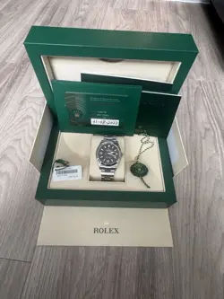 ROLEX EXPLORER I 36MM WATCH 124270-2022 FULL KIT WITH BOX PAPERS