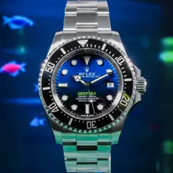 2025 ROLEX SEA-DWELLER DEEPSEA 136660 BLUE JAMES CAMERON DIAL BOX AND PAPERS