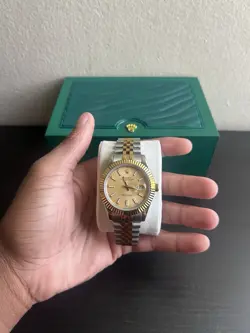 ROLEX DATEJUST 41MM 126333 TWO-TONE JUBILEE CHAMPAGNE DIAL