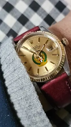 VINTAGE ROLEX DATEJUST 16013 CHAMPAGNE DIAL MEN'S AUTOMATIC WATCH 1978