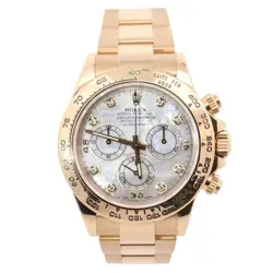 ROLEX DAYTONA 40MM MOP DIAL WATCH 116508 YG