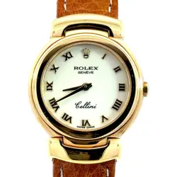 ROLEX CELLINI 18K YELLOW GOLD WOMEN'S WRISTWATCH REF#6621