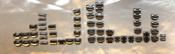 GENUINE ROLEX LINKS 16613 COMBINATION 2 PIECES, SPORTS MODEL 11 PIECES OTHERS